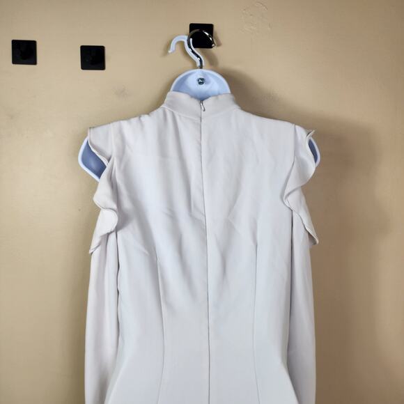 Wai Ming Women’s Dunn Dress Turtleneck Sheath Dress in Cream Size 0 - Picture 8 of 12